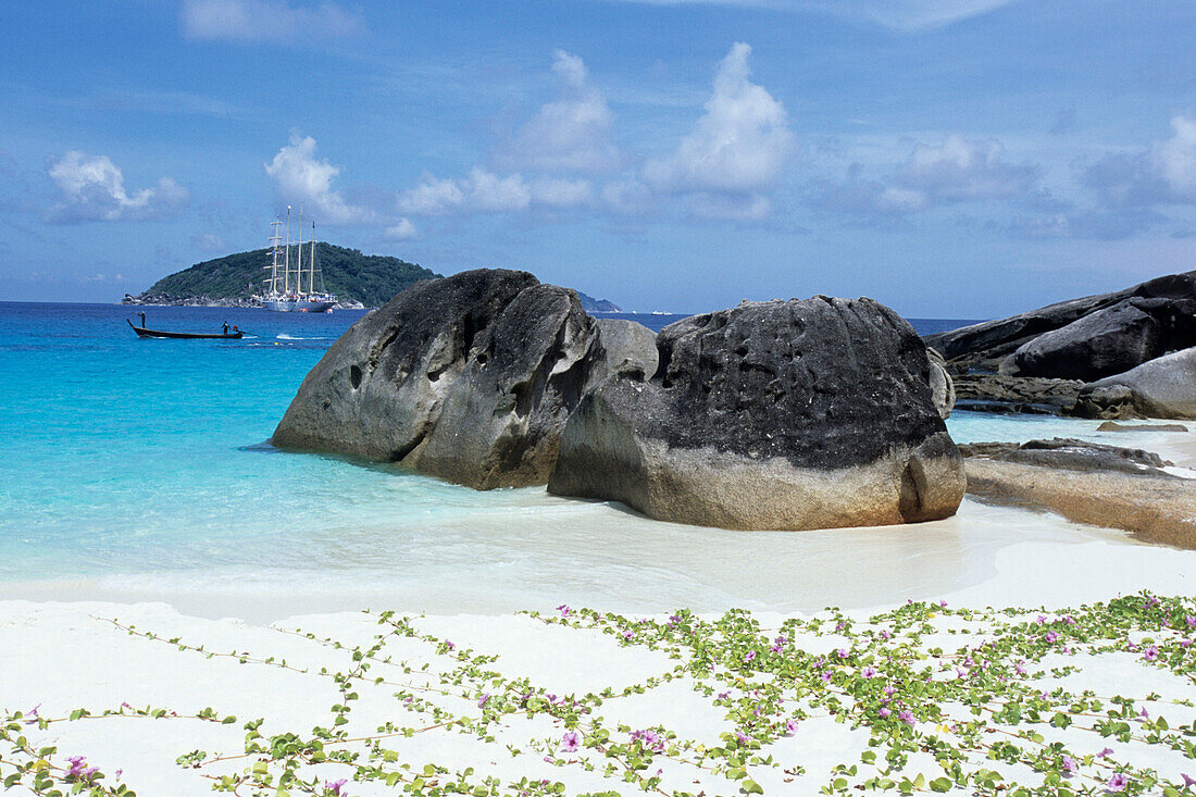 Ko Similan Beach & Star Flyer, Ko Similan, Similan Marine National Park, Thailand