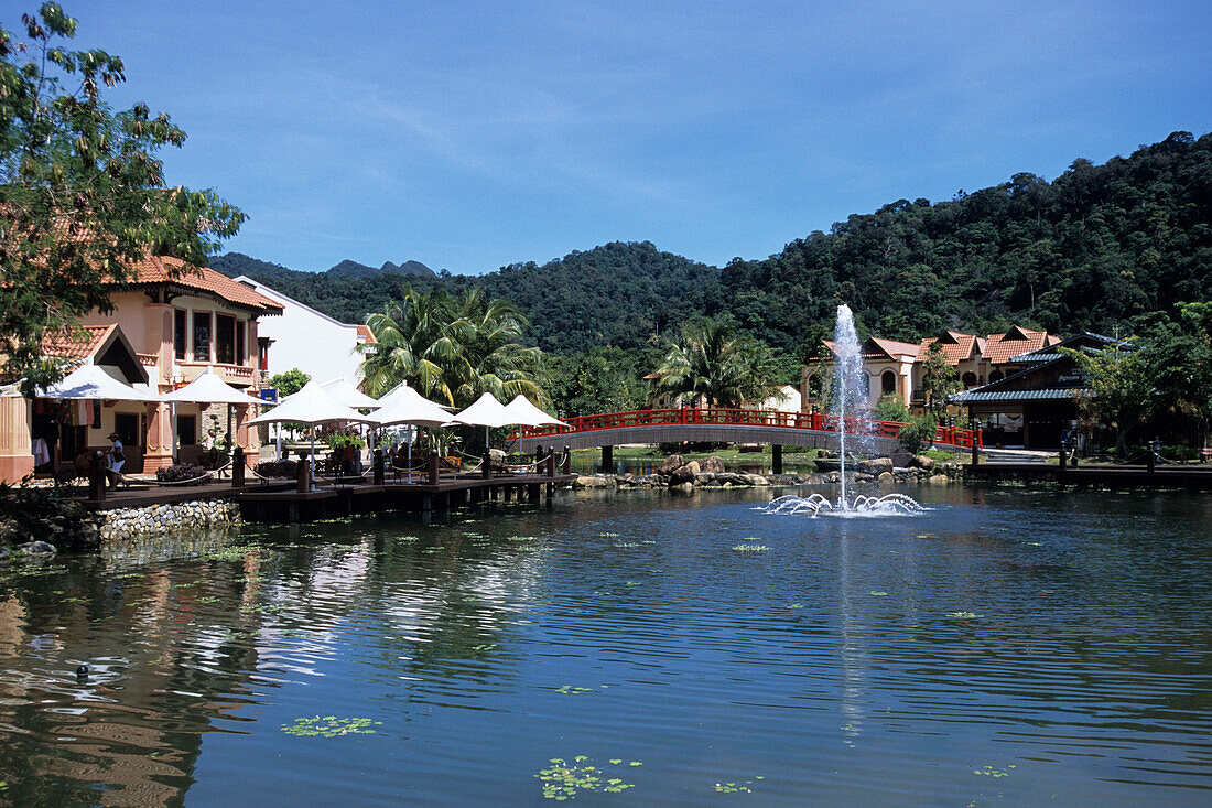 Oriental Village Shopping Center, Near Gunung Mat Chincang Mountain, Langkawi, Malaysia, Asia