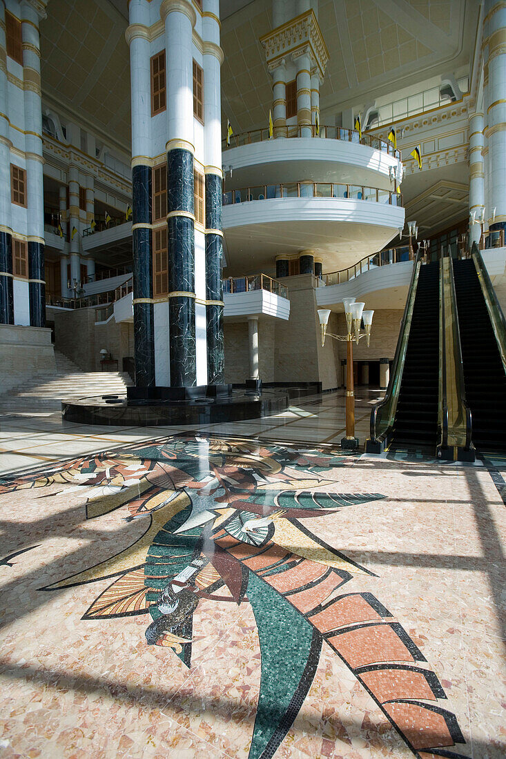 Empire Hotel Lobby Mosaic, The Empire Hotel & Country Club, Brunei Darussalam, Asia