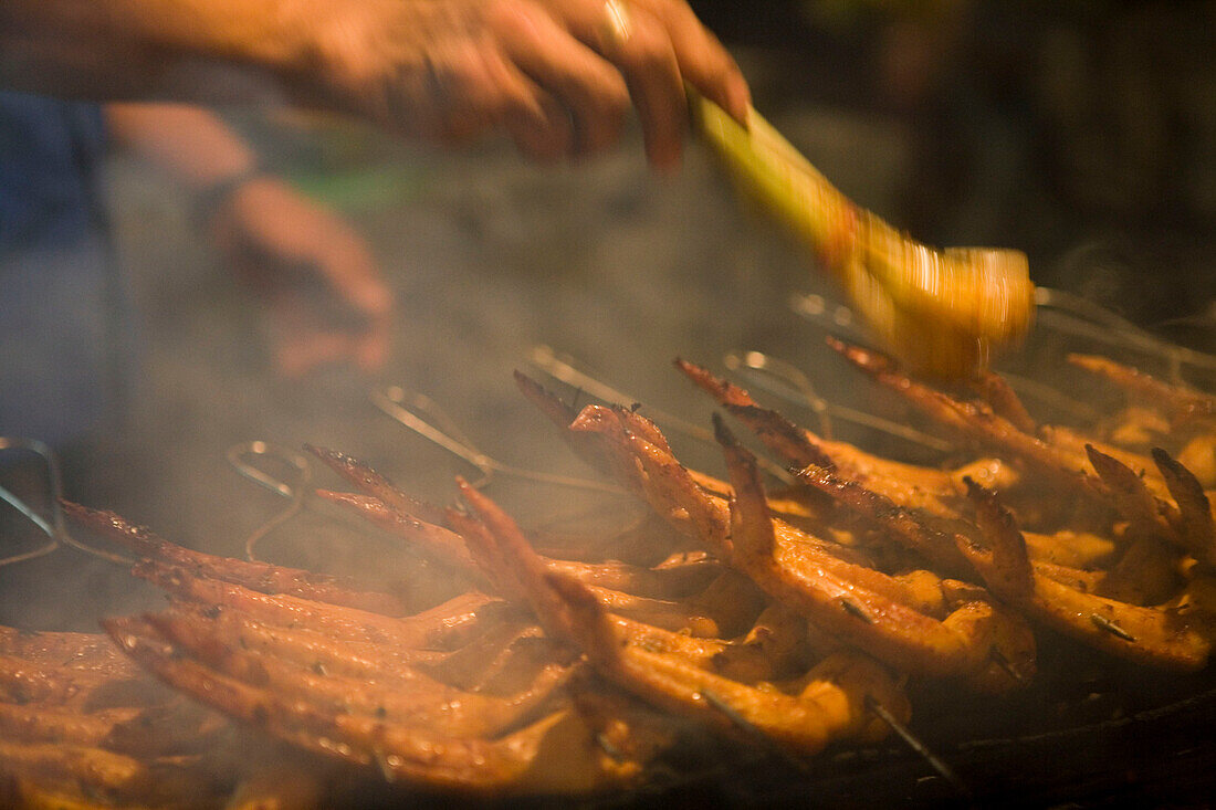 Grilled Chicken Wings, Pasar Malam Night Market, Bandar Seri Begawan, Brunei Darussalam, Asia