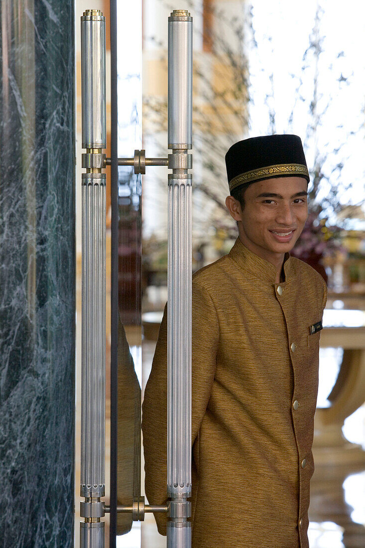 Doorman, The Empire Hotel Country Club, Brunei Darussalam, Asia