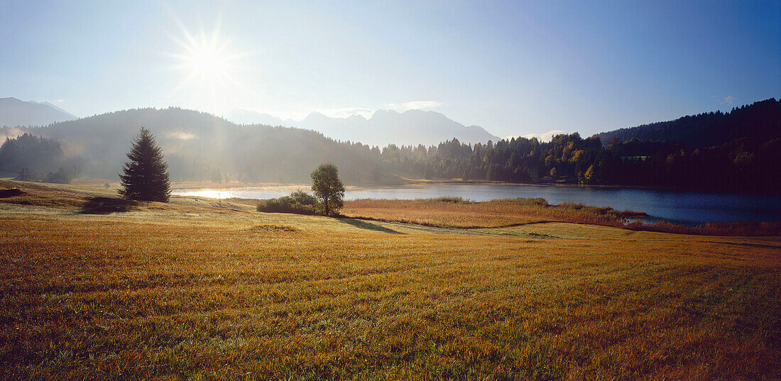 Geroldsee, Werdenfelser Land, Oberbayern, Deutschland