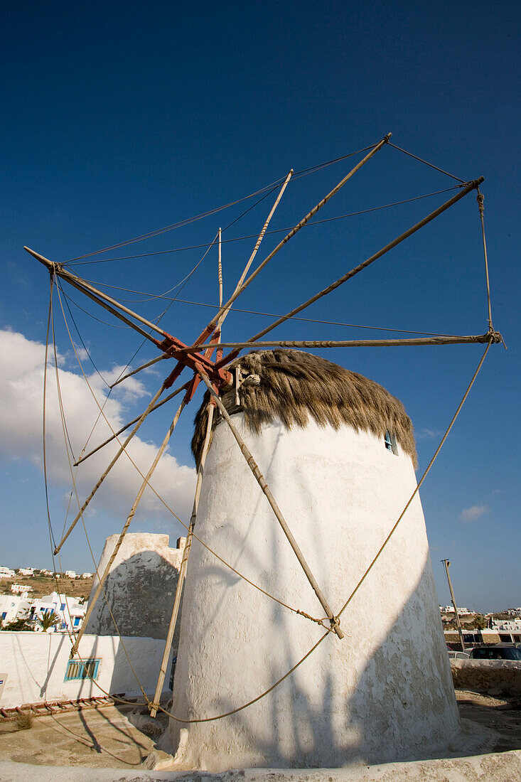 Famous traditional windmill, Mykonos-Town, Mykonos, Greece