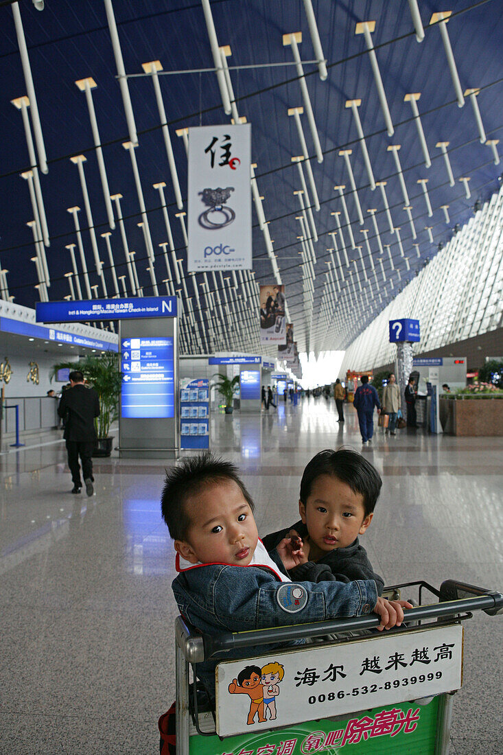 Pudong Airport Shanghai, China,Passenger Lounge Pudong International Airport, Departure Terminal