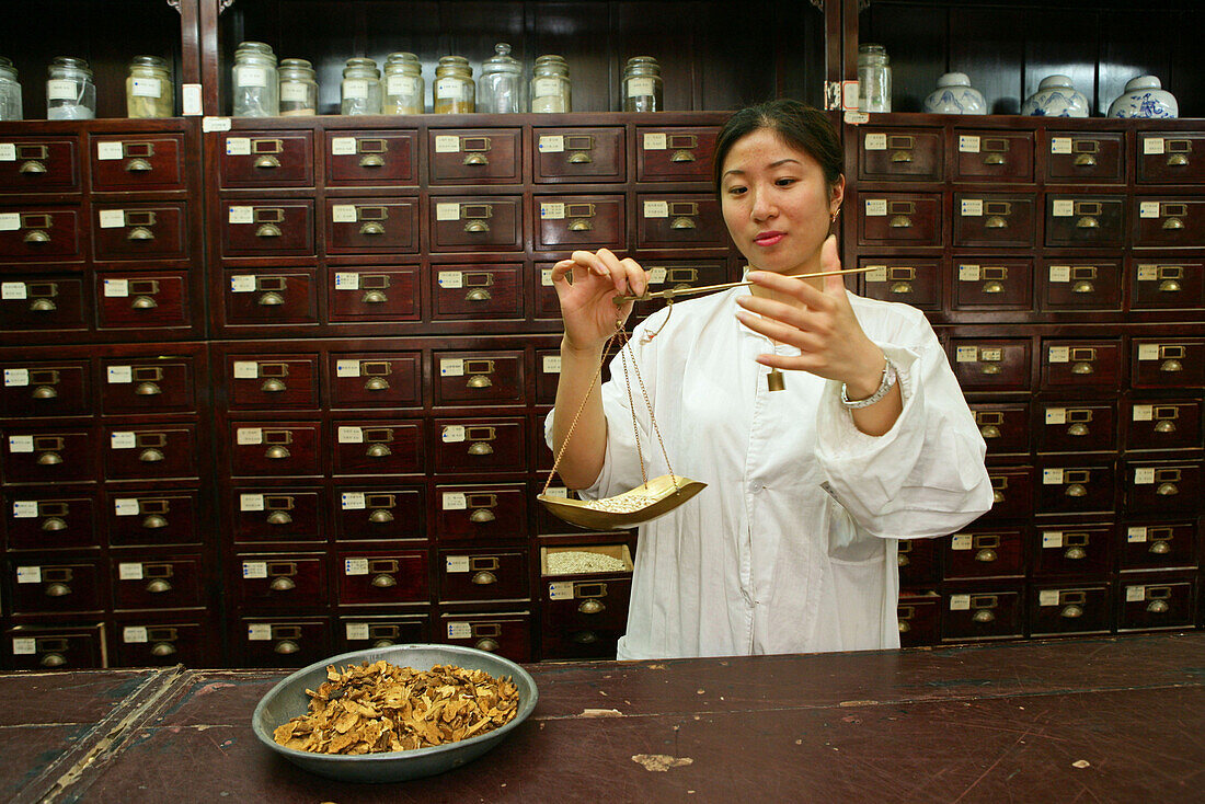 Apotheke, Altstadt, traditionelle Medizin, Shanghai, China