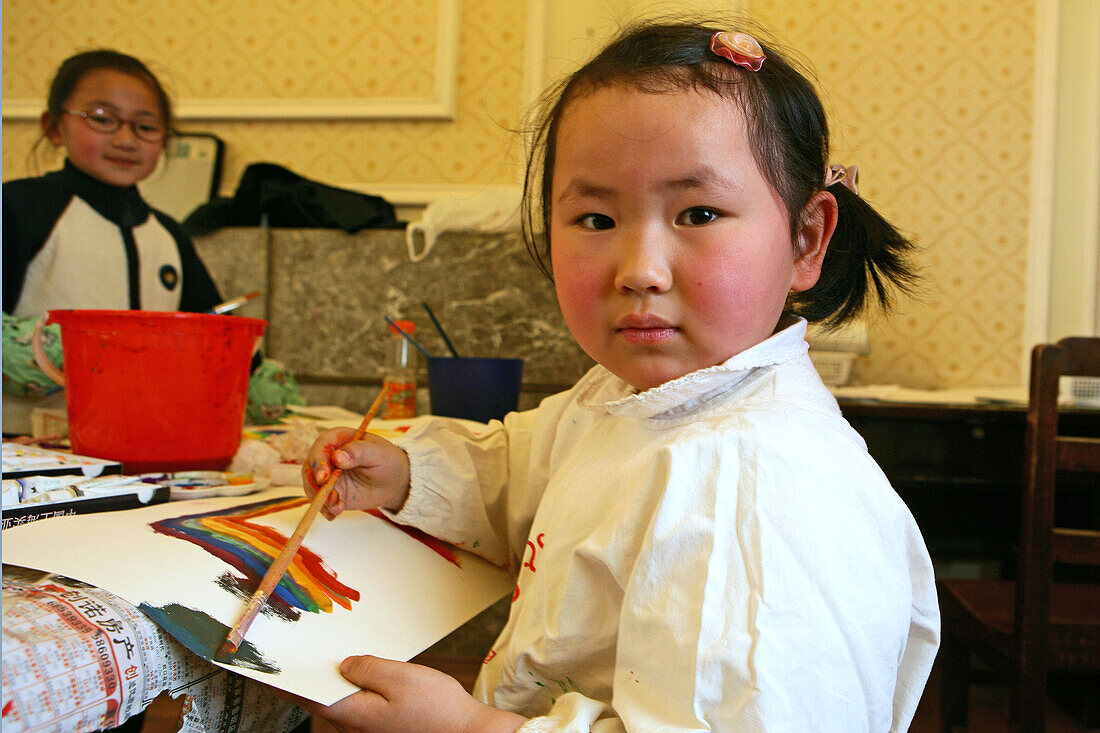 Kinderpalast, childrens palace, Malklasse,former Marble House, 1931, Ballett Klasse, ballett, after school education for gifted children, painting class