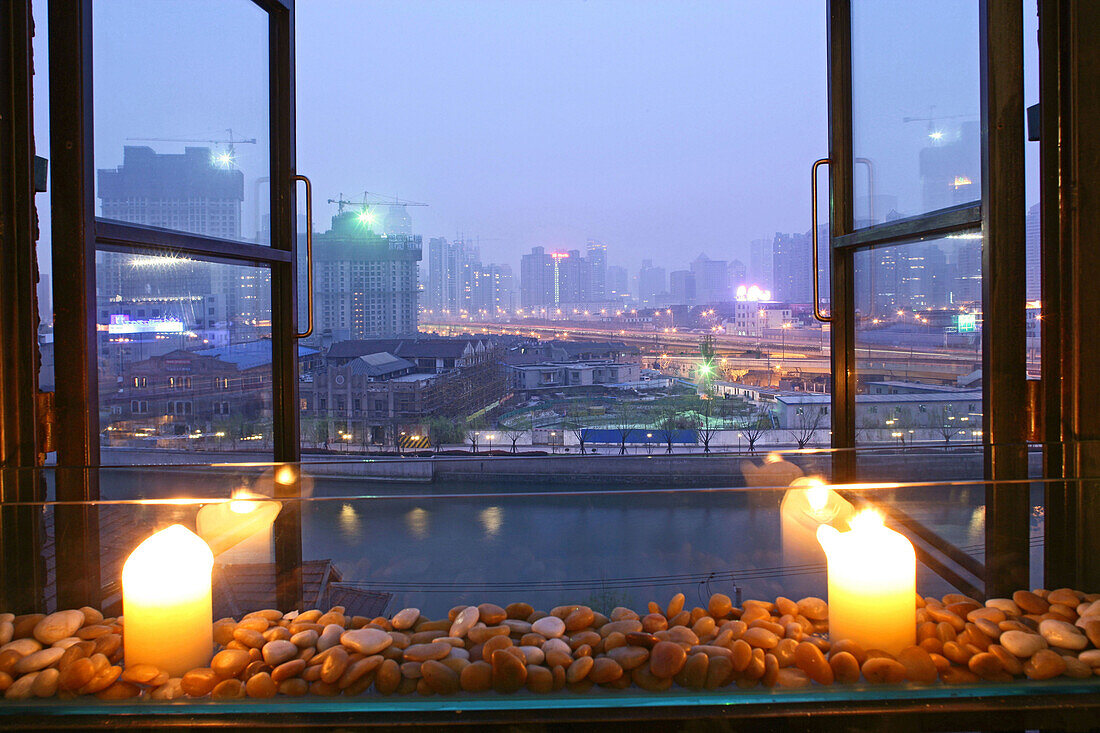 window view, Souzhou Creek Art Center, Shanghai, China