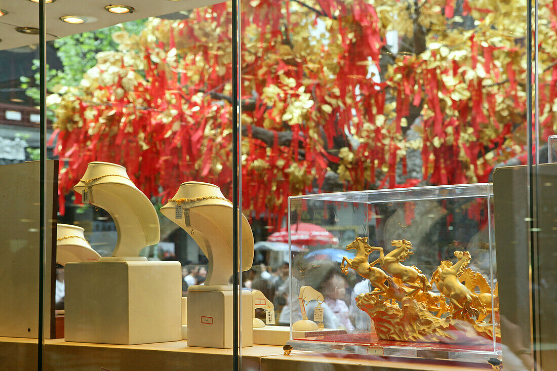 gold shop, old town,Gold, jewellery, display, window