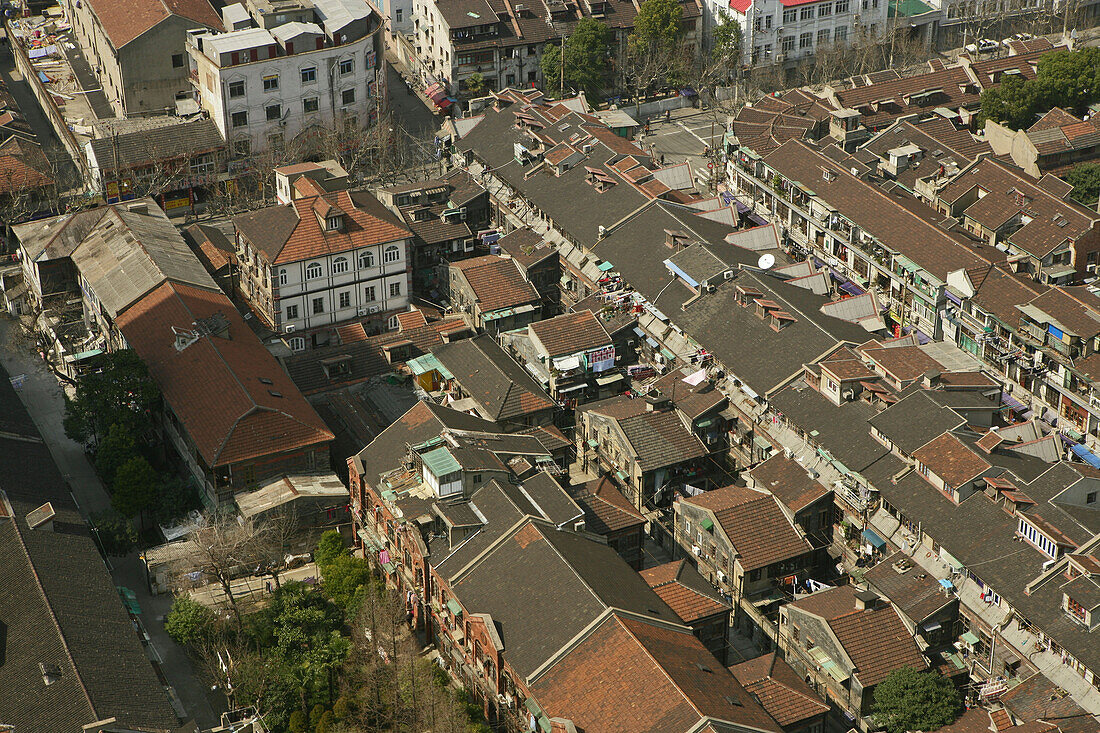 Jewish quarter, Hangkou,das ehemalige jüdische Viertel im Stadtteil Hongkou, Zhuoshan Lu, Klein-Wien, in dieses Gebiet kamen bis 1941 ca 18000-19000 deutsche Juden,denn Shanghai war aufgrund des internationalen Status letztlich der einzige Ort, an den man