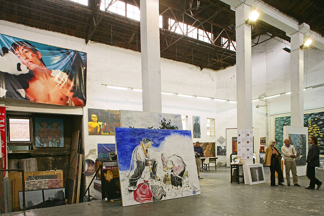 Shanghart Kunstgallerie, Moganshanstraße, Ausstellungshalle, Shanghai, China