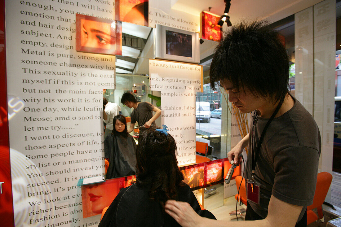 hair salon, Fuzhou Zhonglu,Starhairdo, Friseursalon, trendy, chic, young, hair dresser
