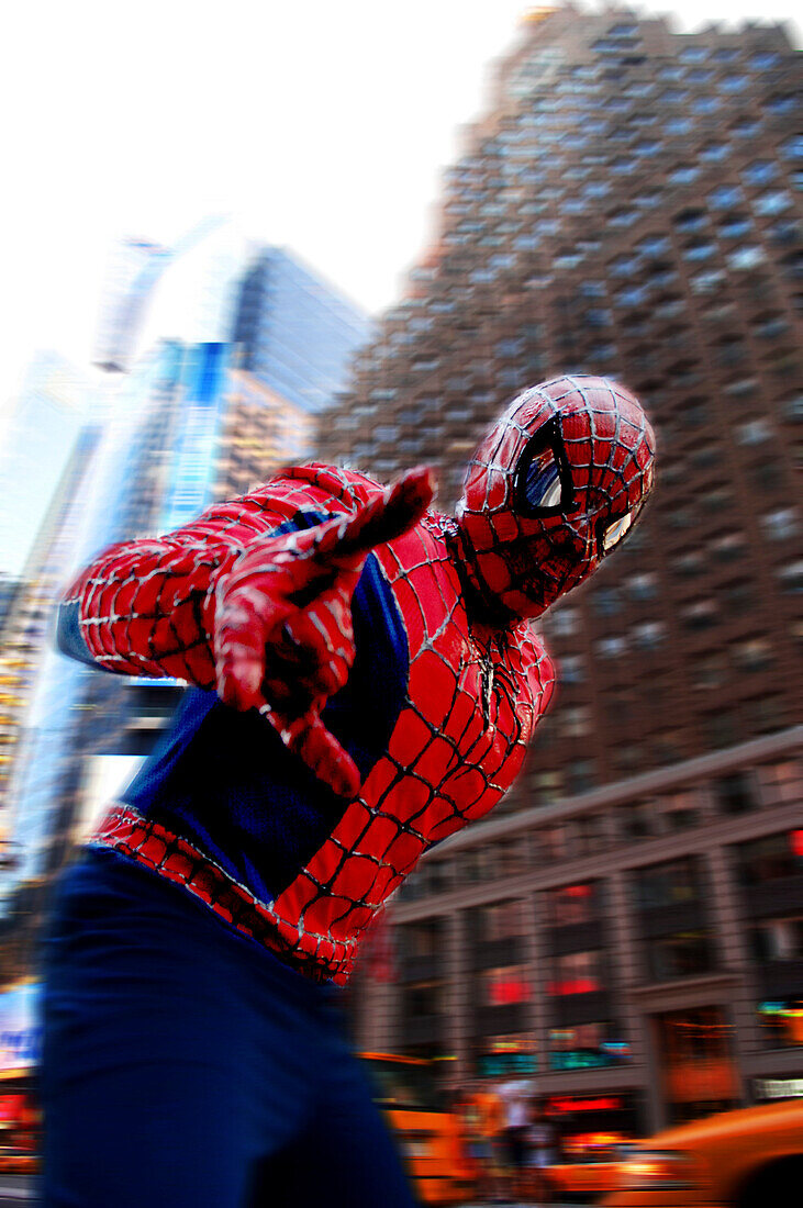 Spider Man in New York, USA