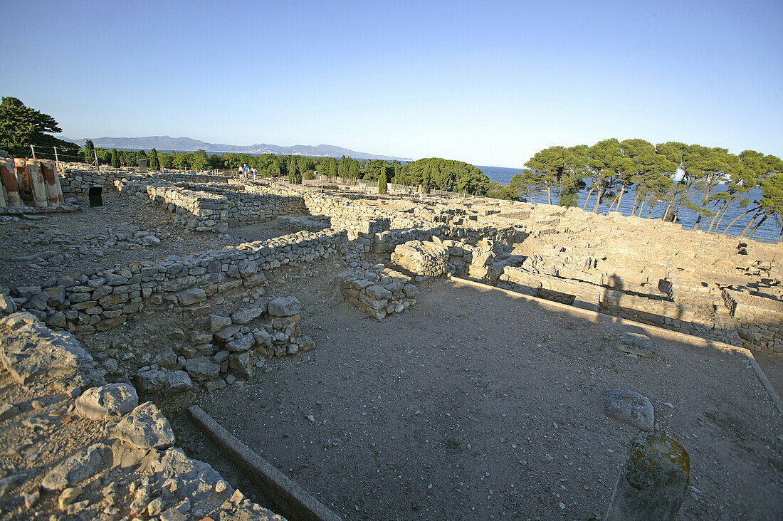 Costa Brava,Antike griechische Siedlung von Empuries, Costa Brava, Katalonien Spanien