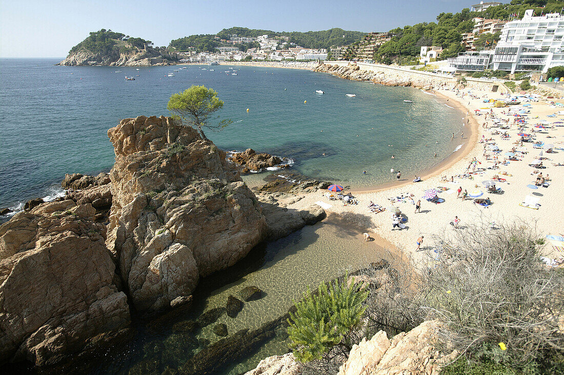 Costa Brava,Tossa de Mar Costa Brava, Catalonia Spain