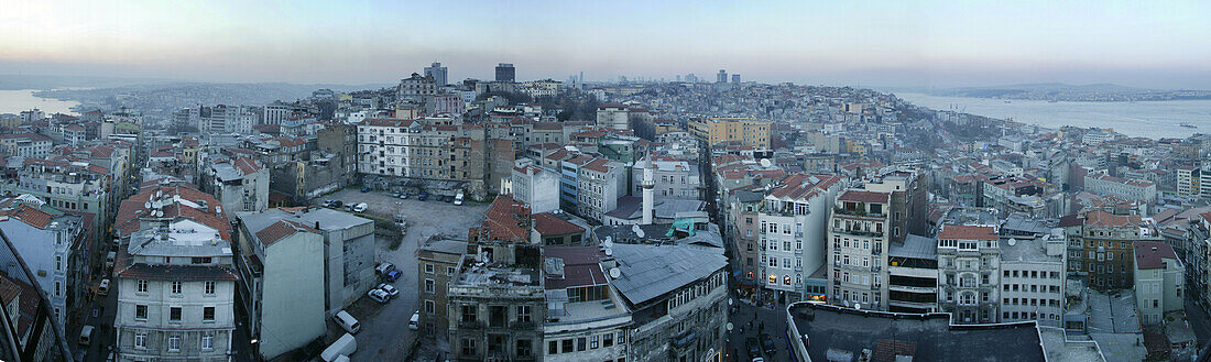 Blick vom Galataturm, Istanbul, Türkei