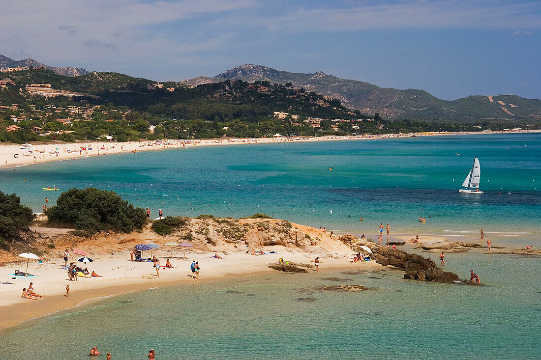 Sandstrand, Costa Rei, Sardinien, Italien