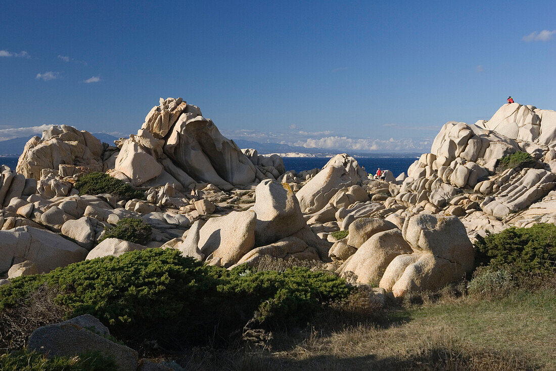 Rock formation at Capo Testa, Sardinia, Italy