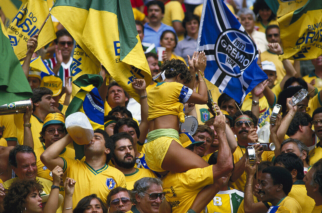 Brasilianische Fußballfans