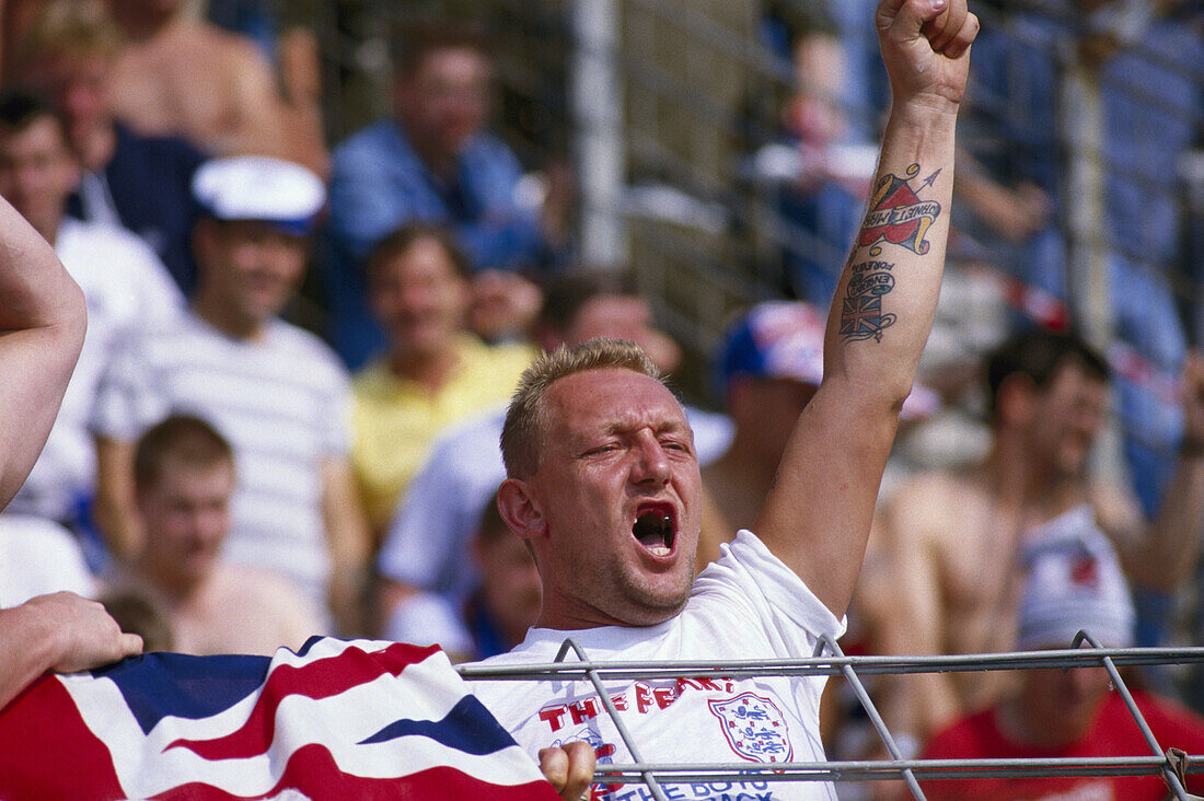 Soccer fan from England