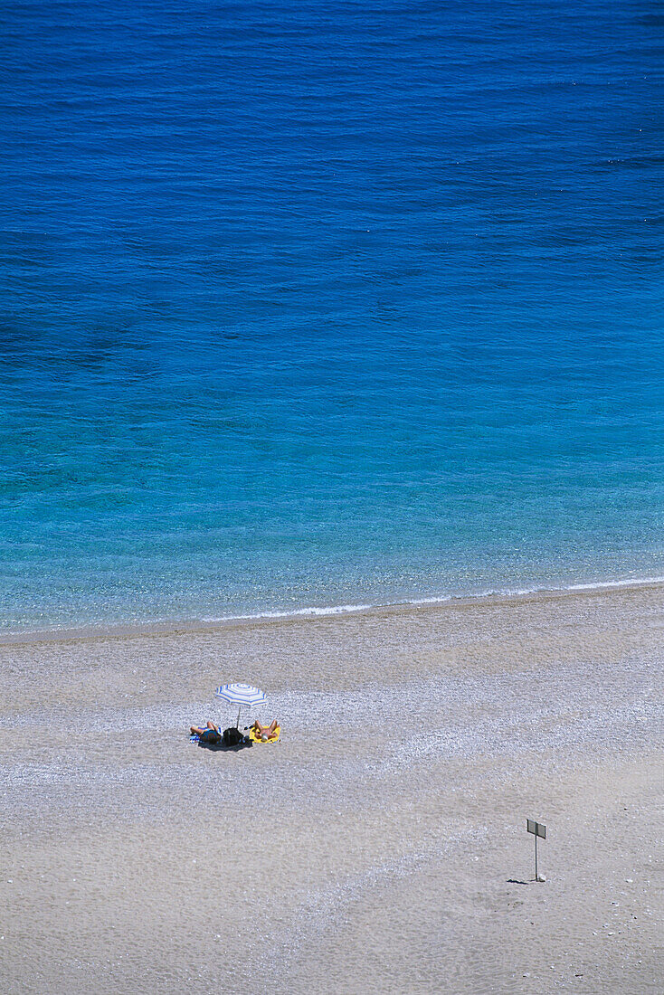 Strand von Agios Minas, Karpathos, Dodekanes, Griechenland