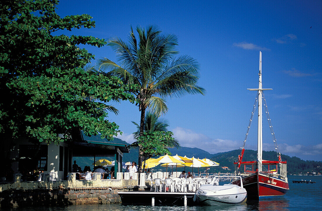 Restaurant, Sambaqui, Ihla de Santa Catarina, Santa Catarina, Brasilien