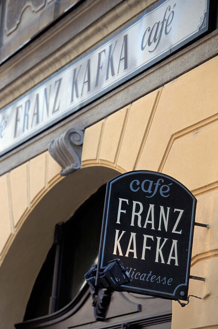 Franz Kafka Cafe, old town, Prague, Czech Republic, Europe