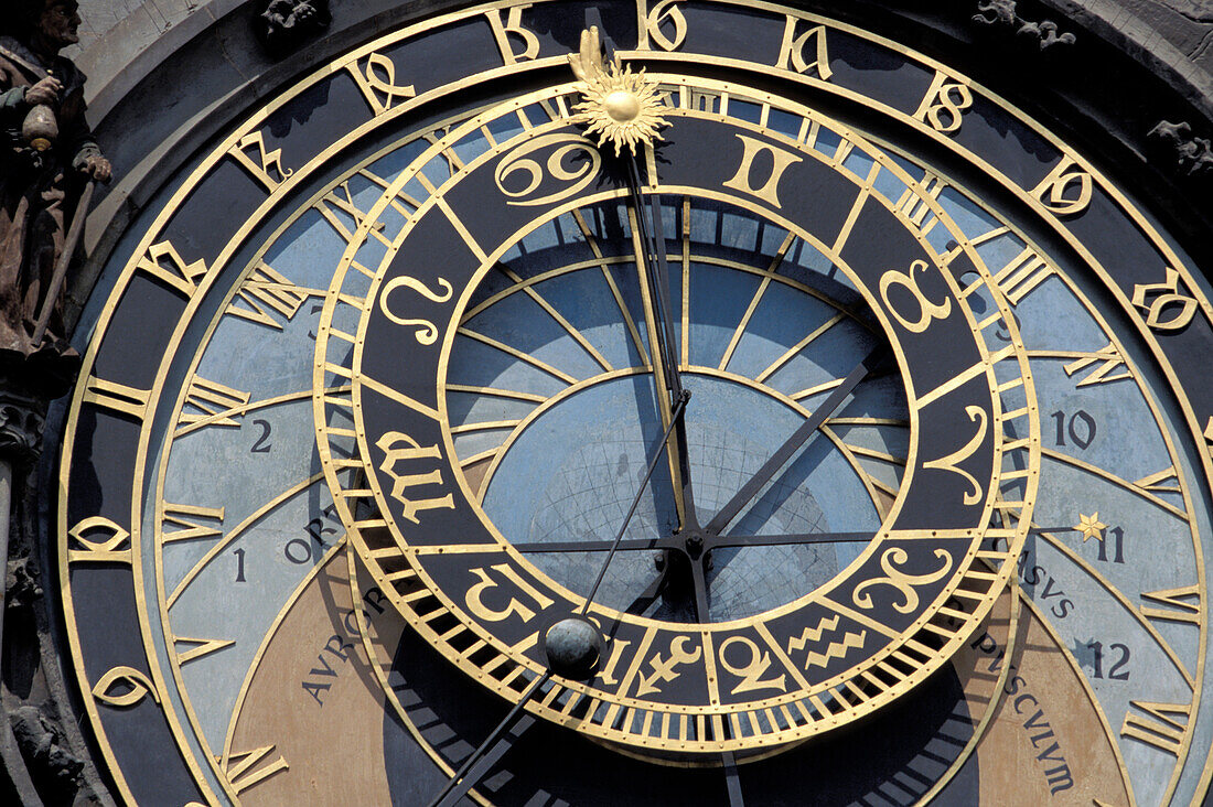 Astronomische Uhr, Altes Rathaus, Prag, Tschechien