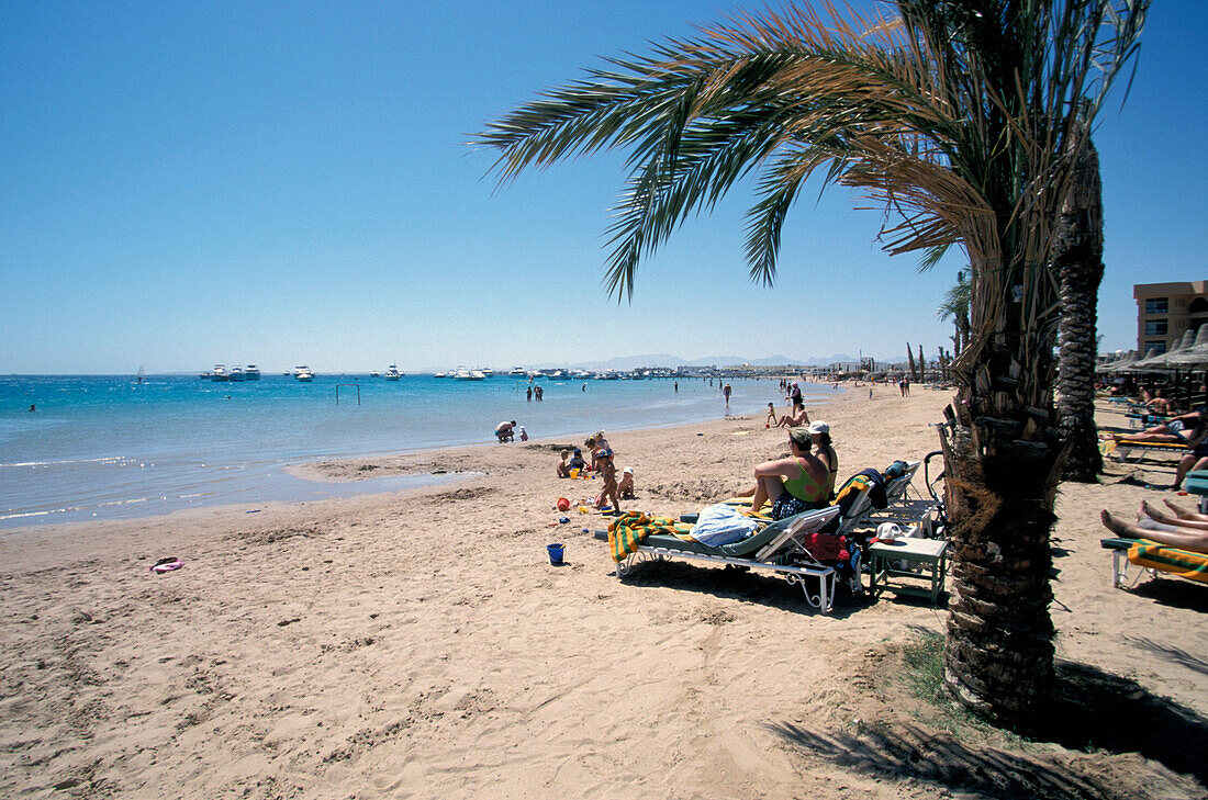 Strand am Roten Meer, Giftun, Hurghada, Ägypten