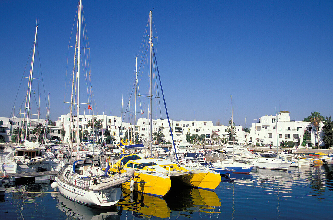 Yachthafen, Port El Kantaoui, Tunesien