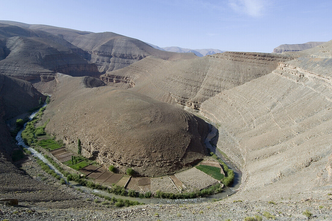 River loop, Gorges du Dades, Morocco