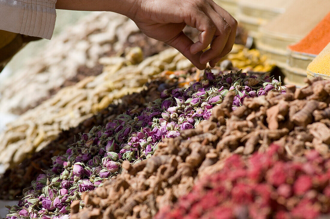 Gewürz- und Teegeschäft, Souk, Marrakesch