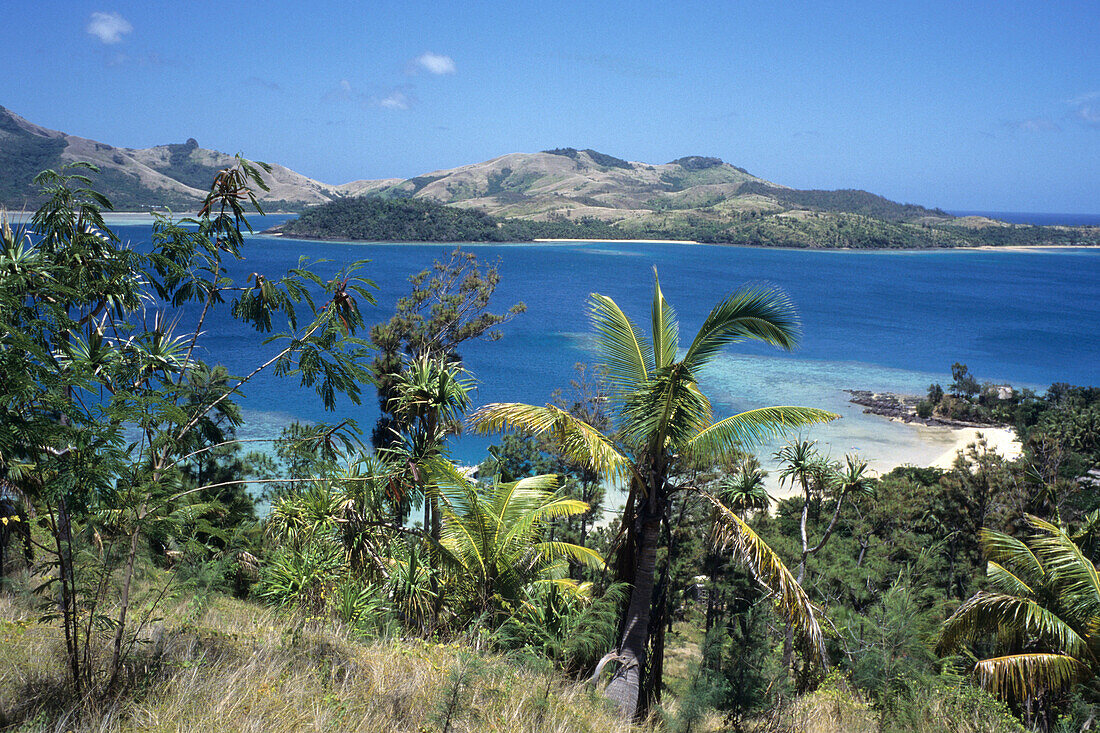 Blick vom Turtle Insel,Yasawa Inseln, Fiji