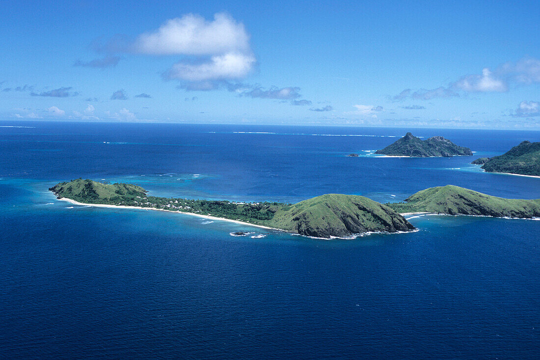 Luftaufnahme von Yanuya Insel,Mamanuca Inseln, Fiji