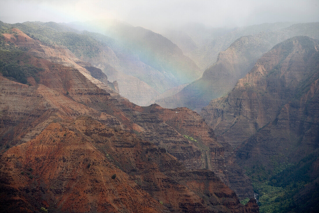 Rainbow at Waimea Canyon,Kauai, Hawaii, USA
