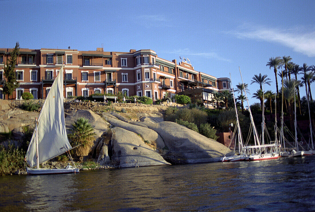 The Cataract Hotel at the bank of the Nile, Egypt
