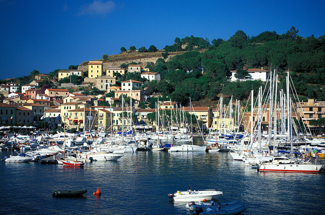 Porto Azzurro, Elba, Toskana, Italien
