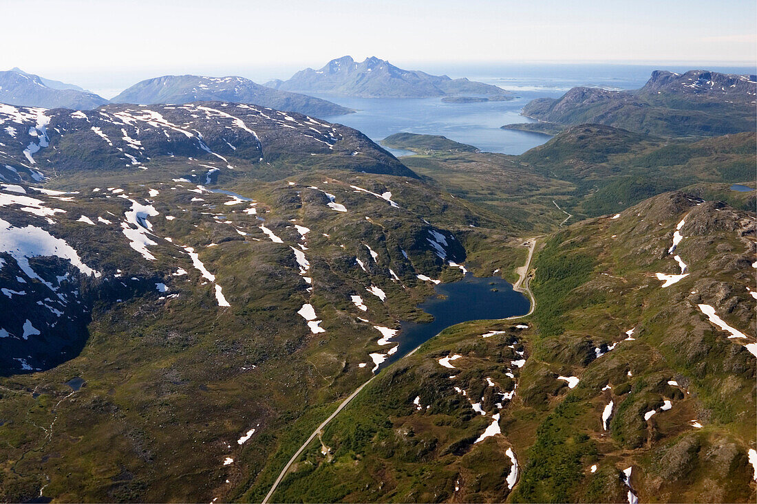 Berglandschaft bei Tromso, Norwegen