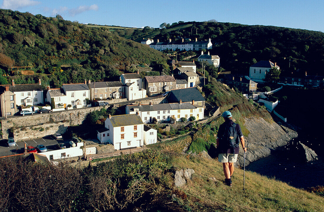 Fischerdorf in Portloe,Cornwall, England