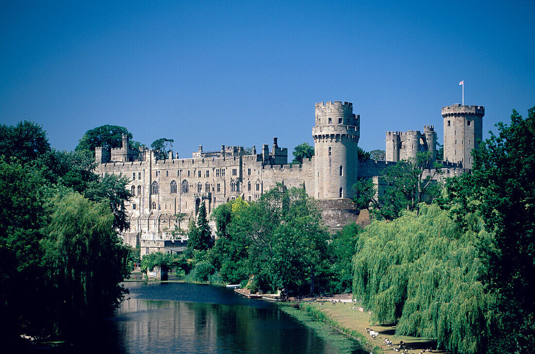 Schloss, Warwick Castle, Stratford upon Avon, Warwickshire, England