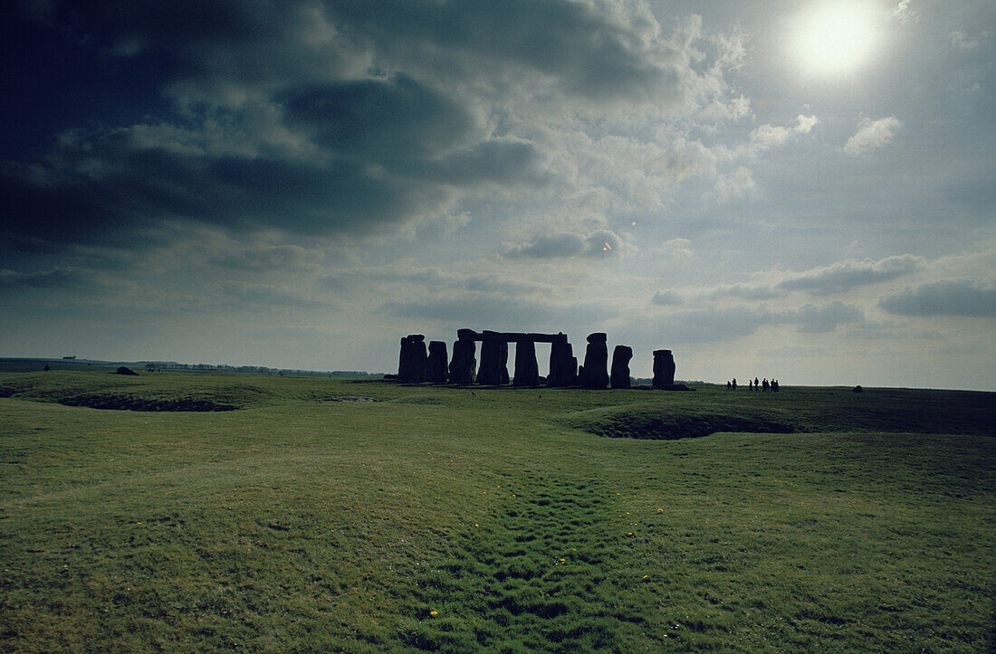 Prehistoric stone circle Stonehenge, Wiltshire, England