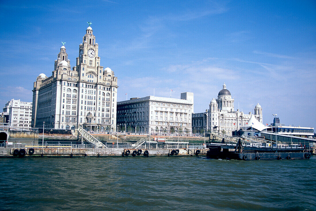 Piers Head, River Mersey, Liverpool, Merseyside, England