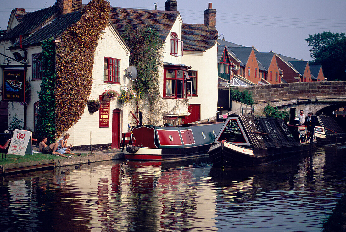 Gnossal, Kanal, Midlands, Lokal und Kanalboot, England