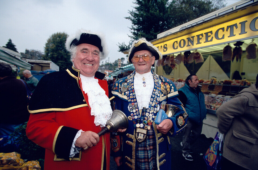 Stadtausrufer, Tavistock Goose Fair, Tavistock, Devon, England, Dartmoor, Devon, England