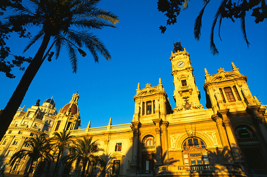 Rathaus,Plaza del Ayuntamiento,Valencia,Spanien