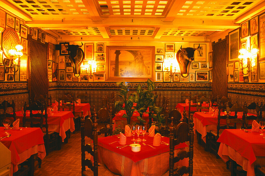 Ronda,Restaurant Pedro Romero,Ronda,Province Malaga,Andalusia,Spain