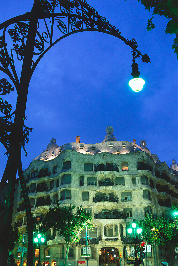 Casa Mila,Architekt Antonio Gaudi,Barcelona,Katalonien,Spanien