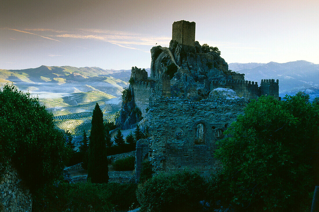 Castillo,Burg,La Iruela,Sierra de Cazorla,Provinz Jaen,Andalusien,Spanien