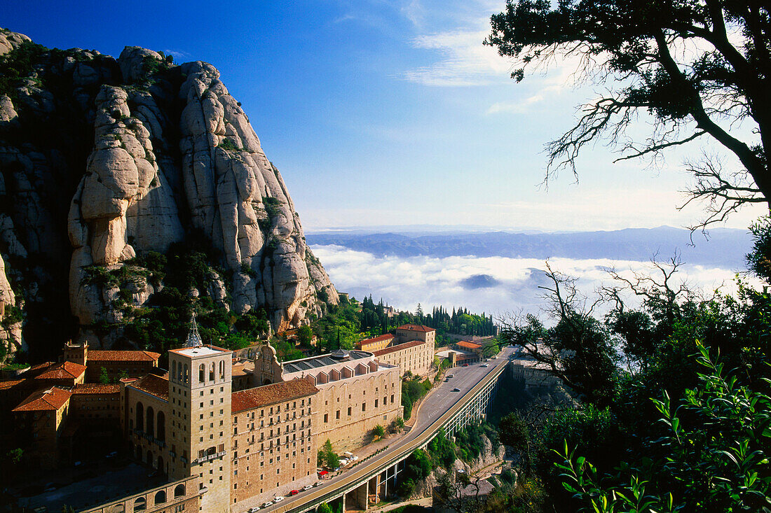 Monasterio de Montserrat,Montserrat,Provinz Barcelona,Katalonien,Spanien