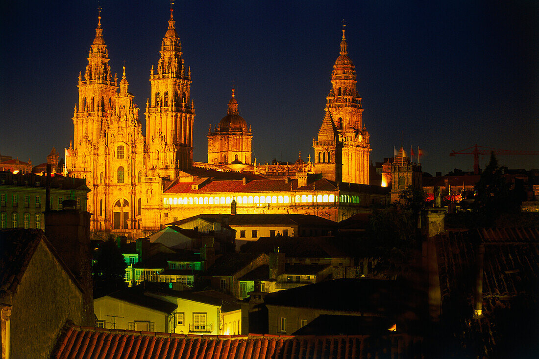 Cathedral,Santiago de Compostela,Province La Coruna,Galicia,Spain