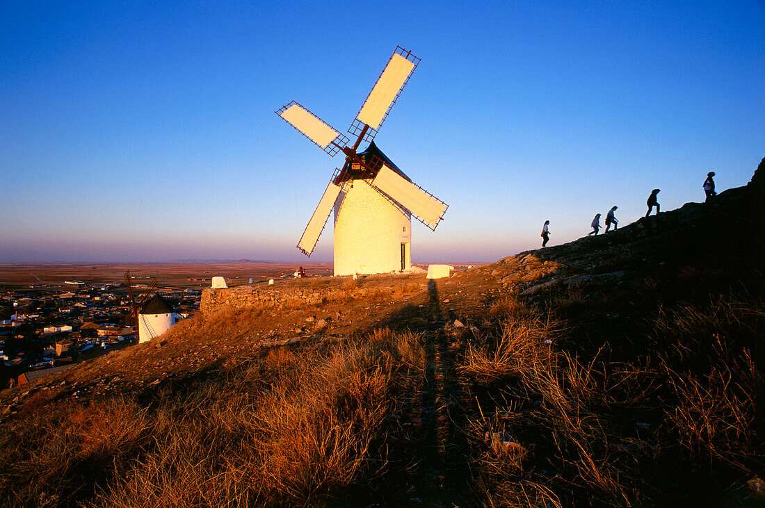 Windmühle, Sancho, Consuegra, Provinz Toledo, Castilla-La Mancha, Spanien